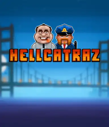 Dive into the thrilling world of Hellcatraz slot by Relax Gaming, showcasing a cartoonish prisoner and a guard with the infamous Alcatraz prison and San Francisco skyline in the background. This image captures the adventure and mischief of an Alcatraz-inspired game, perfect for those who enjoy playful themes, offering a nostalgic escape.