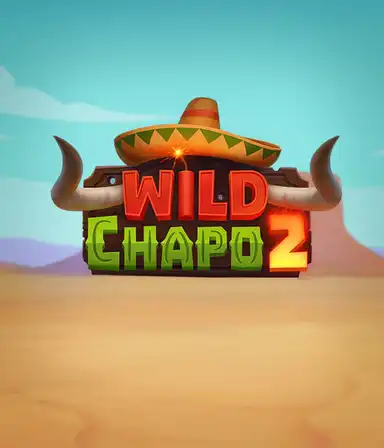 Experience the vibrant Mexican desert with Wild Chapo 2 slot by Relax Gaming, showcasing a whimsical bull wearing a sombrero amid a serene desert backdrop. This image captures the excitement and culture of the game, ideal for those who love culturally inspired slots, delivering a entertaining play experience.